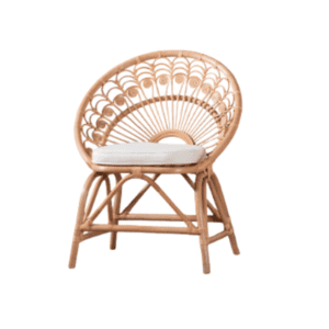 Sunburst Rattan Chair