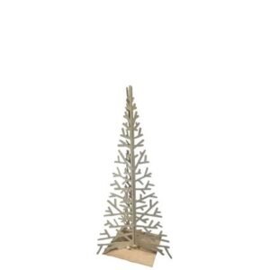 4' Wood Pine Tree