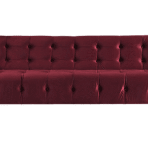 Tufted Sofa - Merlot