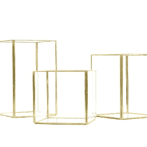Glass w/ Gold Trim Hurricanes