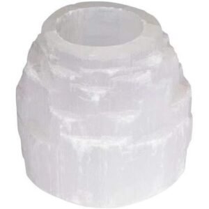 Selenite Votive - Volcano