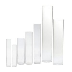 Glass Candlestick Hurricane - 16"