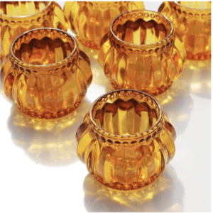 Orange Amber Votive