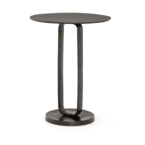 Infinity Round Side Table - Black