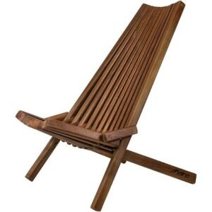 Slatted Wood Adirondack Chair