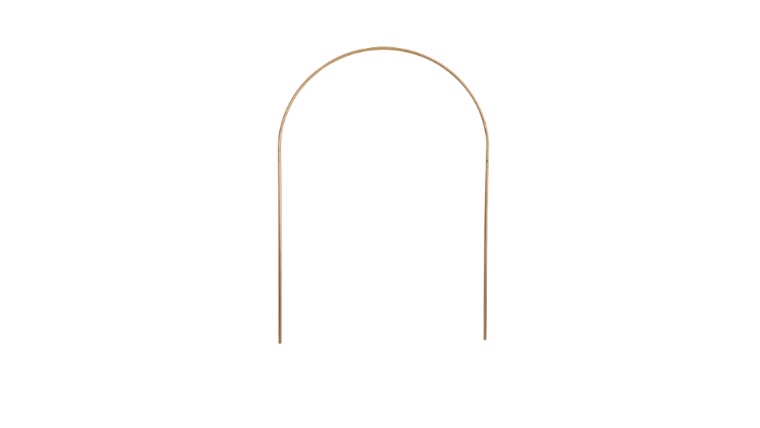 Arched Metal Frame - Gold