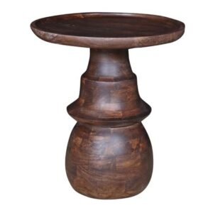 Wood Side Table - Walnut