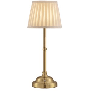 Pleated Empire Shade Tabletop Lamp