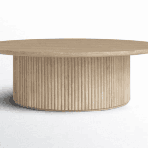 Large Low Fluted Coffee table