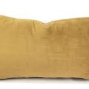 Velvet Rectangular Cusion - Gold