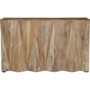 Geometric Wood Bar - Natural