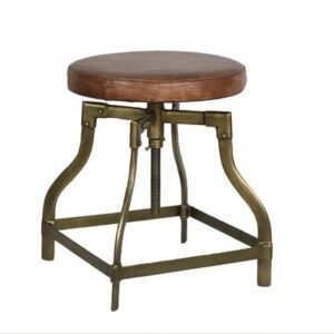 Adjustable Brass Piano Stool
