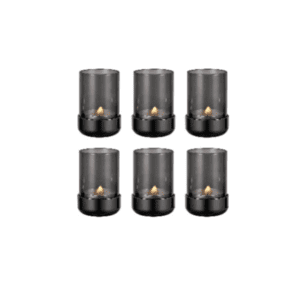 Black Cylinder Votive Holder