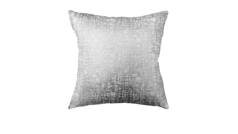 Silver Ombre Pillow