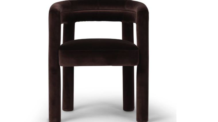 Velvet Dining Chair – Cocoa