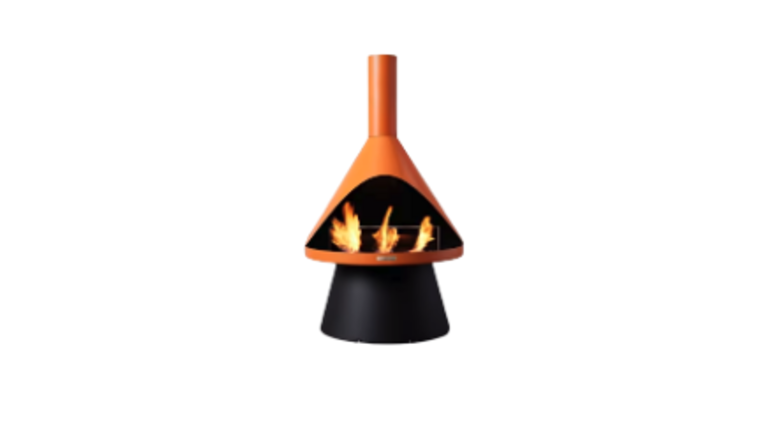 Retro Fireplace – Orange