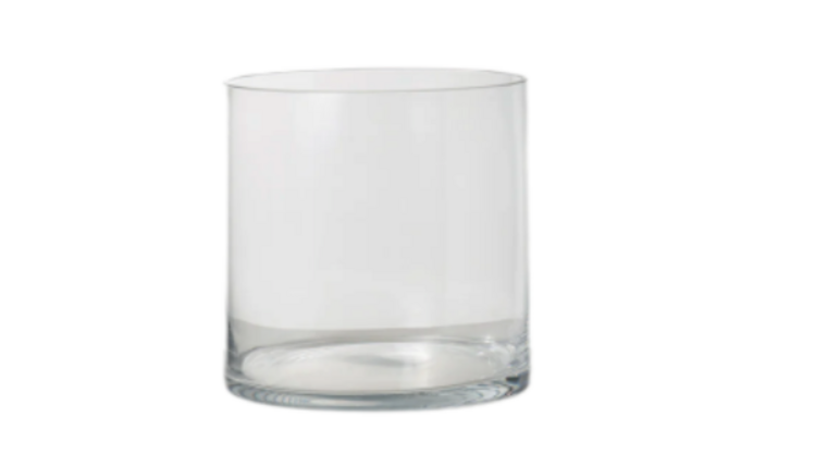 Glass votives 6"x6"