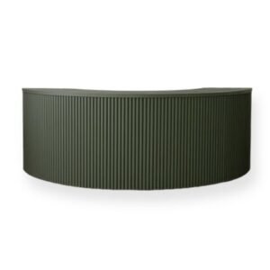 Green Fluted Bar