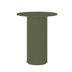 Fluted High Boy Table - Color Customizable
