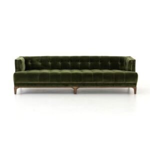 Tufted Olive Sofa