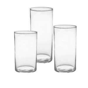 Glass Cylinder Vase - 10"