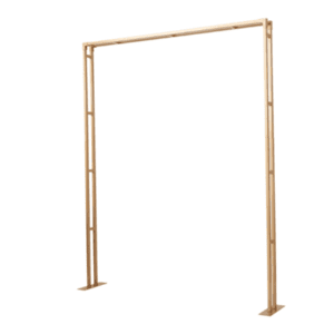 Gold Square Metal Arch Frame - Large