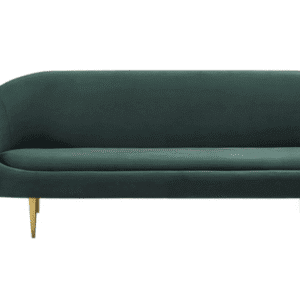 Velour Bucket Sofa - Emerald