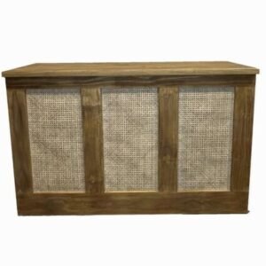 Basketweave Bar - Medium Brown