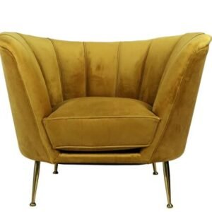 Mustard Tulip Chair