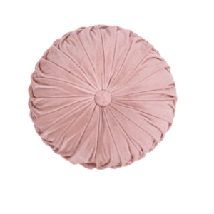 Button-Tufted Pillow - Pink