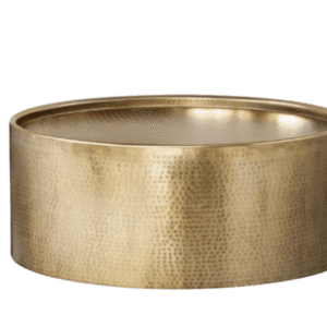 Drum Coffee Table - Gold